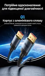 Кабель DisplayPort Vention HGCHF 2.1 16K 60 Гц 1 м сірий (HGCHF) - мініатюра 8