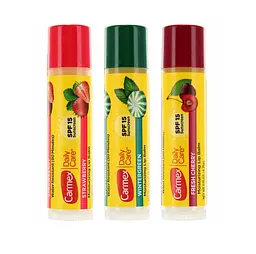 Набір бальзамів для губ у стіках 3-Pack Cherry, Strawberry, Wintergreen SPF 15 Carmex 3х4,25 г