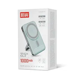Універсальна мобільна батарея 10000 mAh, Aquamarine, 22.5 Вт ColorWay teh0027612 - мініатюра 5