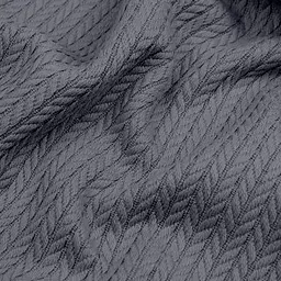 Плед-покривало Cosas Knitted Braid Stormy косичка 75х95 см (Blanket_64Stormy_KnittedBraid_75x95) - мініатюра 4