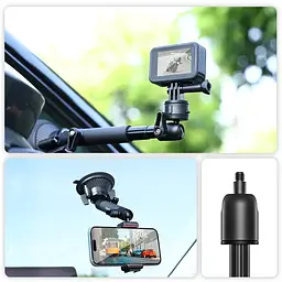 Магнітний штатив Vijim Ulanzi ZJ01 Magnetic Suction Cup Mount UV-T086 ZJ01 Black - мініатюра 8