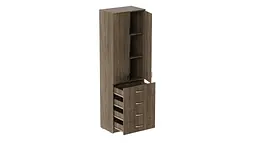 Шафа Анжело Ferrum-decor на 3 полиць з 2 дверима та 4 ящики 1900x600x380 ДСП Дуб Сонома Трюфель 16 мм (FRD-104993)