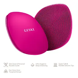 Щітка для обличчя GESKE Facial Brush 4 в 1 бузкова - мініатюра 7