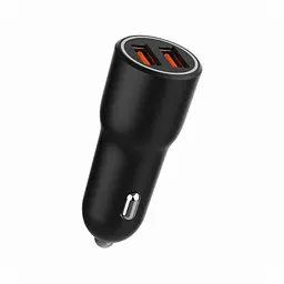 Зарядний пристрій Gembird 2xUSB QC 3.0 автомобільний адаптер чорний (TA-UC-A2QC36-CAR-01) - мініатюра 5