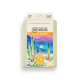 Набір олівців кольорових 99IDEAS "Color Expert" 12 кольорів, Basic Set, металева коробка, 99CE-12BAS