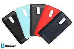 Панель BeCover Carbon Series для Xiaomi Redmi Note 6 Pro Deep Blue (702792) - мініатюра 3