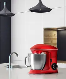Тістоміс міксер планетарний Zeeegma PLANEET CHEF RED 2200 Вт - мініатюра 8