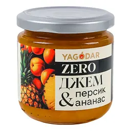 Джем Персик-ананас Zero Yagodar с/б 210 г