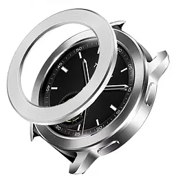 Безель металевий Sikai для смартгодинника Xiaomi Watch S3/S4 Automatic Topic Recognition Silver