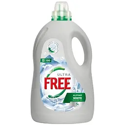 Гель для прання Free Alpine Freshness White З ароматом свіжості 5 л (4820196011446)