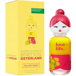 Жіноча туалетна вода United Colors of Benetton Sisterland Yellow Peony 80 мл