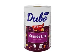 Рушники паперові ДИВО 1рул Grande Lux 3-шарові 250 відривів Білі