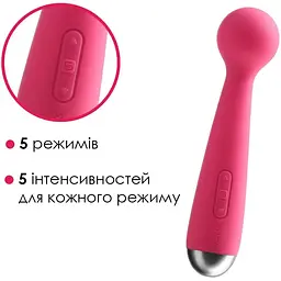 Вібромасажер з інтелектуальним режимом Svakom Mini Emma Plum Red - мініатюра 3