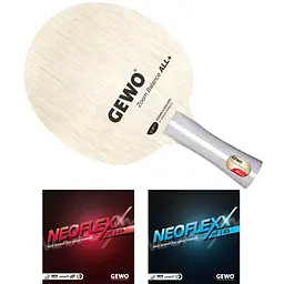 Ракетка для настільного тенісу Gewo Zoom Balance ALL, Neoflexx 48.0 + 45.0, ST (11640000031) - мініатюра 1