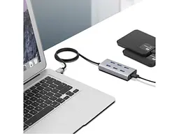 Мультипортовий адаптер Maiwo USB3.0 Type-A/Type-C to 7х USB3.0 (KH700) - мініатюра 6