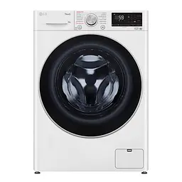 Пральна машина LG фронтальна, 9кг, 1400, A+++, 57см, дисплей, пара, інвертор, білий (F4V5VS1WW)