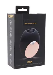 Стимулятор для клітора Toy Joy Diva The Teasing Tongue For Divine Orgasms 7.2 см чорний - мініатюра 4