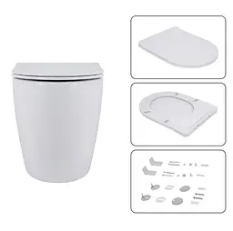 Набір Qtap Nest 4 в 1 підвісний унітаз Robin Ultra Quiet 520x365x365 + комплект інсталяції QT13332381AW47499 - мініатюра 7