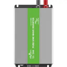 Перетворювач напруги інвертор Offgridtec 12 V на 230 V 500 W/1000W чиста синусоїда - мініатюра 4