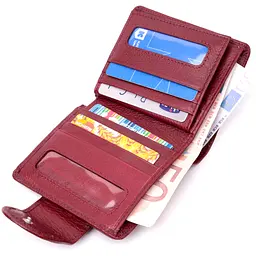 Жіночий шкіряний гаманець ST Leather 9,5х11,2х1,5 см acs0028425 - мініатюра 5