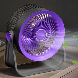 Портативний вентилятор S35 Built-in aromatherapy/mosquito repellent box 2400mAh Black Epik teh0029489 - мініатюра 2