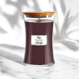 Свічка Woodwick Phantom Cherry Large Примарна вишня 609 г (1759807E) - мініатюра 2