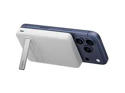 Зовнішній акумулятор (Power Bank) Belkin BoostCharge Slim Magnetic 10000mAh 30W with Kickstand White (BPD016HQWH) - мініатюра 5