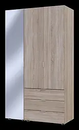 Шафа для одягу Doros Гелар Дуб сонома 2ДСП/Дзеркало 116.5х49.5х203.4 (42002156) - мініатюра 1