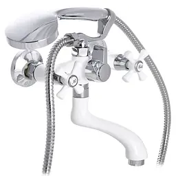 Змішувач для ванни Mixxus Omega 142 white MI2769 Білий матовий