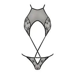 Ажурне боді Passion AZALIA Body black L/XL - мініатюра 3