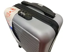 Валіза Easy Move 005 міні XS 40x30x20 см ABS пластик Срібний - мініатюра 3