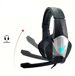 Ігрові навушники з мікрофоном Jedel HG220 Black-Silver - мініатюра 2
