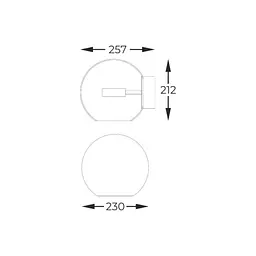 Настінний світильник ENCELADUS W0428-01D-L4AC Zuma Line - мініатюра 2