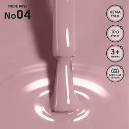 Камуфлююча база для гель-лаку 04 Nude Base Shelly 12 мл - мініатюра 2