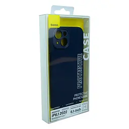 Чохол Baseus Liquid Silica Gel Case Glass 0.22 mm iPhone 14 ARYT001603 Blue - мініатюра 6