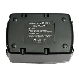 Акумулятор до електроінструменту PowerPlant для METABO GD-MET-36 36V 2Ah Li-Ion (DV00PT0020) - мініатюра 2