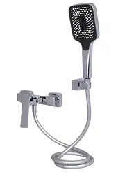 Змішувач для душа Qtap Capricorn, Chrome (k35) з душовим гарнітуром QTCAP4060102C48221 - мініатюра 2