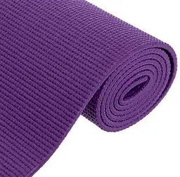 Килимок для йоги та фітнесу Power System PS-4014 PVC Fitness-Yoga Mat Purple (173x61x0.6) (PS-4014_Purple) - мініатюра 4