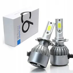 Лампа автомобільна LED C6 H7 Silver (AV185)