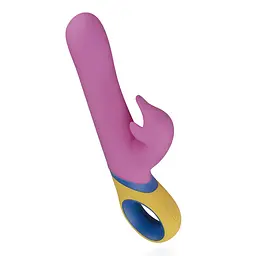 Вібратор-кролик з ротацією PMV20 Copy - Dolphin Vibrator - мініатюра 6