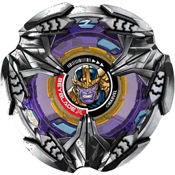 Іграшка-дзиґа Hasbro Beyblade X Marvel з пусковим пристроєм Iron Man 4-80B vs Thanos 4-60P (G0278_G0287) - мініатюра 3
