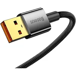 Кабель Baseus Explorer Series Auto Power-Off USB-A to USB-С 1m Black (CATS000201) [95484] - мініатюра 5