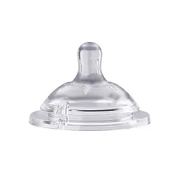 Соска силіконова Chicco Natural Feeling, регульований потік, 4м +, 2 шт. (81035.20) - мініатюра 2