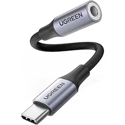 Перехідник Ugreen USB-C to 3.5mm M/F 0.10m AV161 (80154)