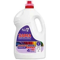 Гель для прання Sama Professional Color & White Універсальний 4 кг (4820270630631)
