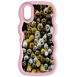 Чохол TPU Cloudy Pictures для Apple iPhone XR (6.1) Paws Pink