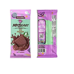Молочний шоколад MrBeast Feastables Milk Chocolate Bar 60 г - мініатюра 2