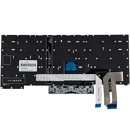 Клавіатура для ноутбука LENOVO (ThinkPad: T490s T495s) rus чорний без фрейма підсвічування клавіш - мініатюра 2