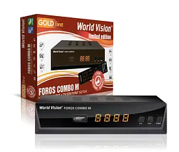 Комбінований ресивер, супутниковий і цифровий тюнер World Vision Foros ComboM - мініатюра 3