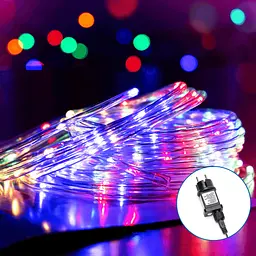 Низьковольтна кольорова світлодіодна гірлянда-стрічка 3м/15м 300LED IP44 8 функцій пам'яті